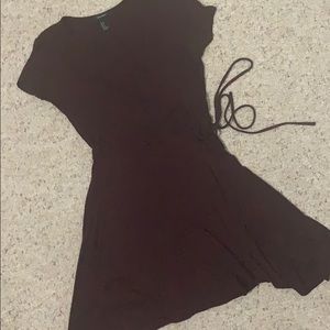 Burgundy sun dress - Forever 21 - S